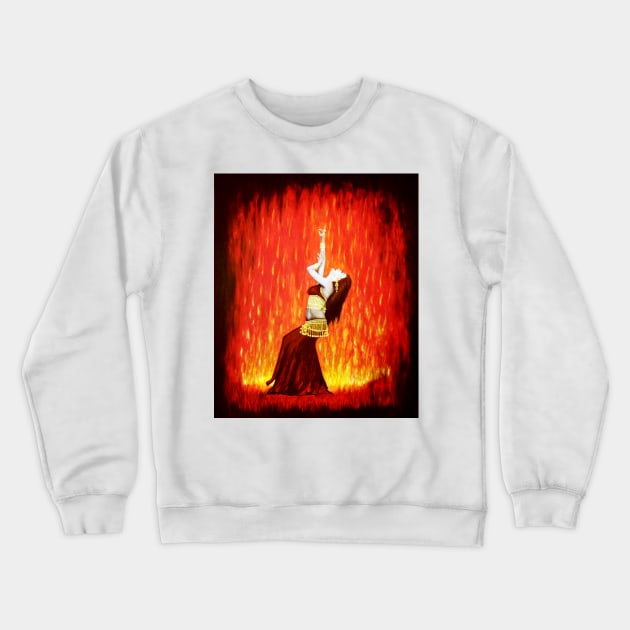 belly dancer Crewneck Sweatshirt by wernerszendi